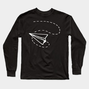 Paper Airplane Long Sleeve T-Shirt